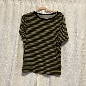 Plus Size Striped Shirt